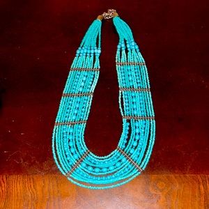 Turquoise Statement Necklace